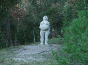Xicu Cabanyes' Pregnant Woman and the Can Ginebreda Forest