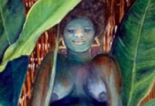 Transformation through Birth in Anoa Kanu's "Girl in Bamboo Earrings"