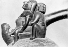 Peruvian idol showing childbirth