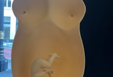 Visualizing pregnancy and birth through Jiabao Li's "Womb Wetware"